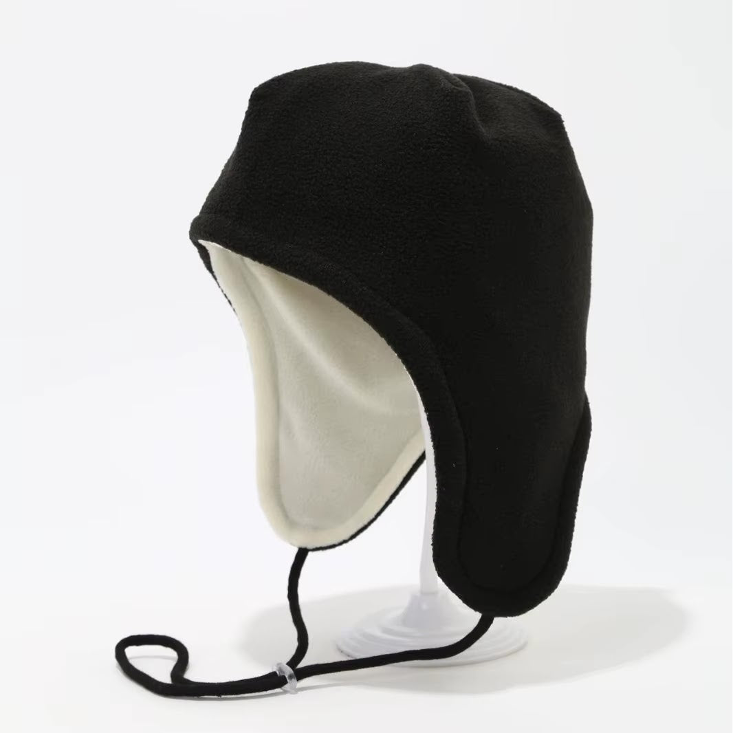 Fleece Ski Beanie — Black