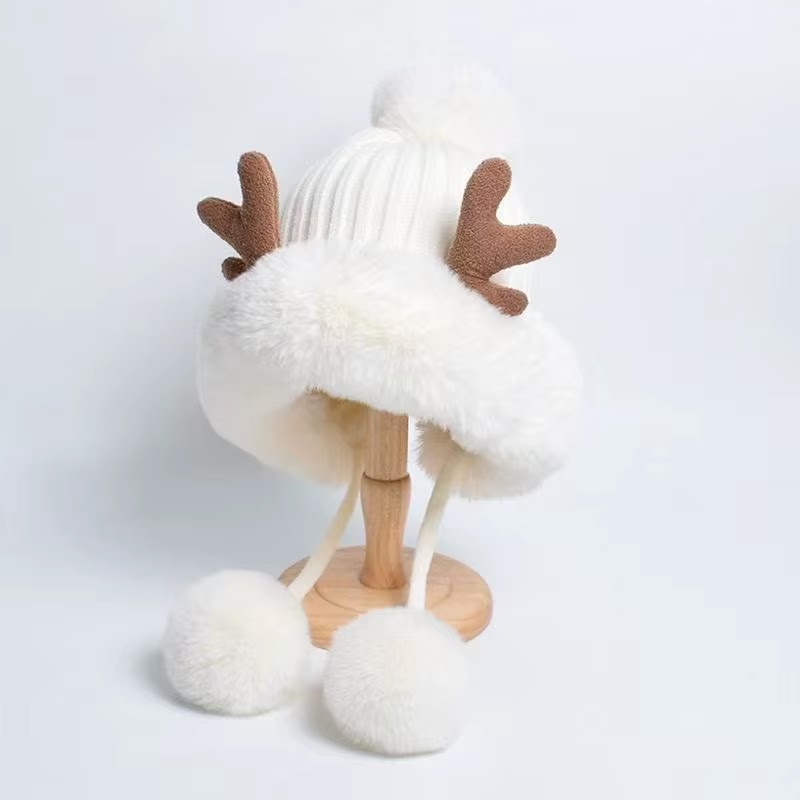 Rainbow Straw Hat — White