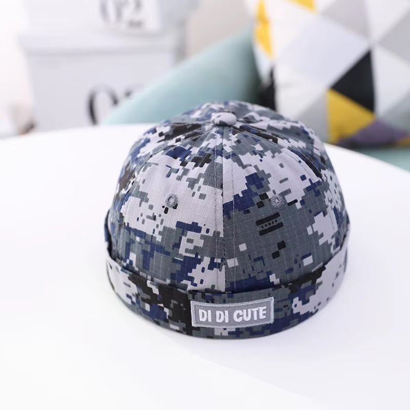 Camo Docker Hat — Blue