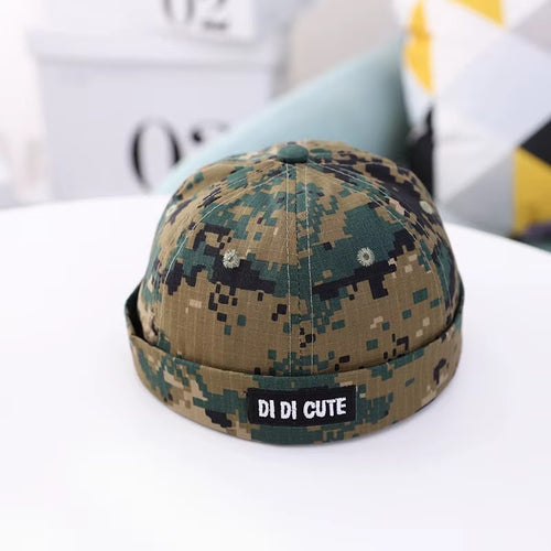 Camo Docker Hat - Army Green