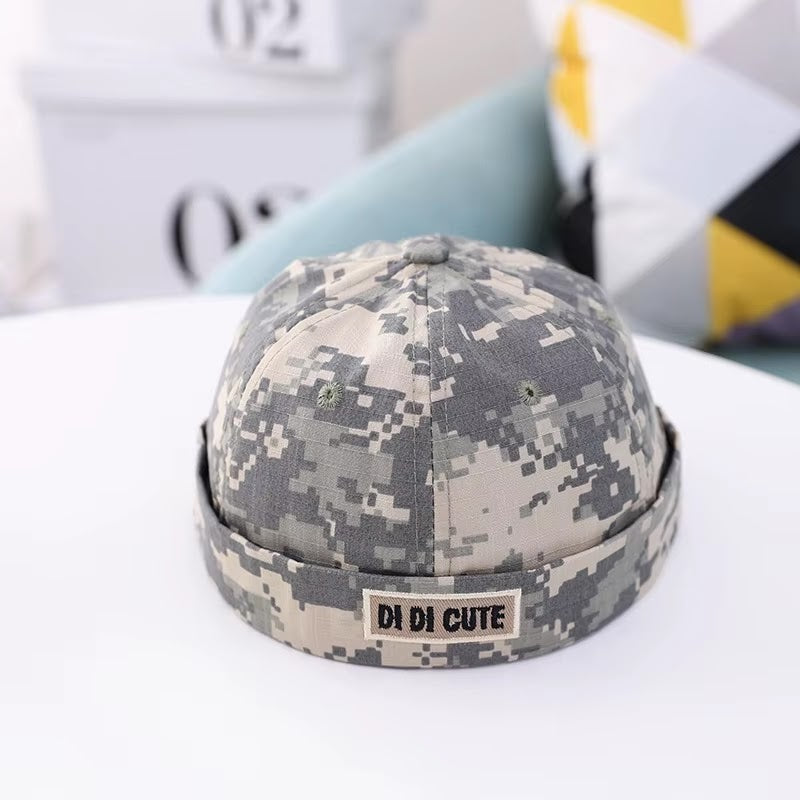 Camo Docker Hat — Gray