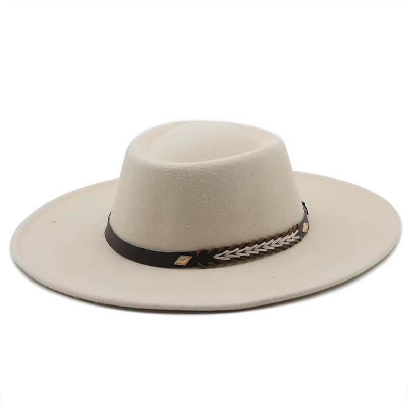 Classic Felt Fedora - Beige