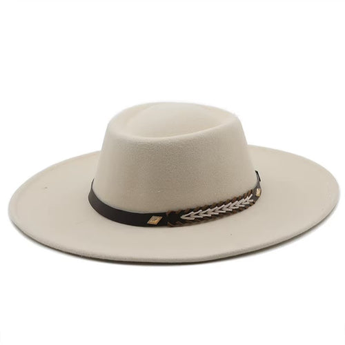 Classic Felt Fedora - Beige