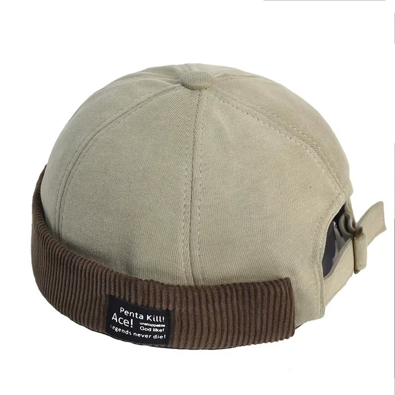 Corduroy Docker Hat - Light Green