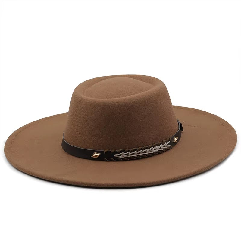Classic Felt Fedora — Khaki