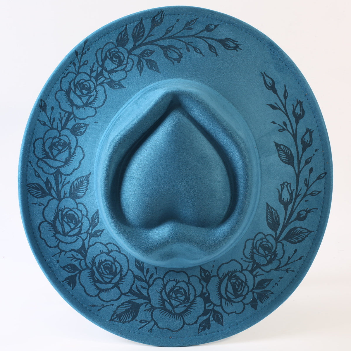 Heart Top - Peacock Blue