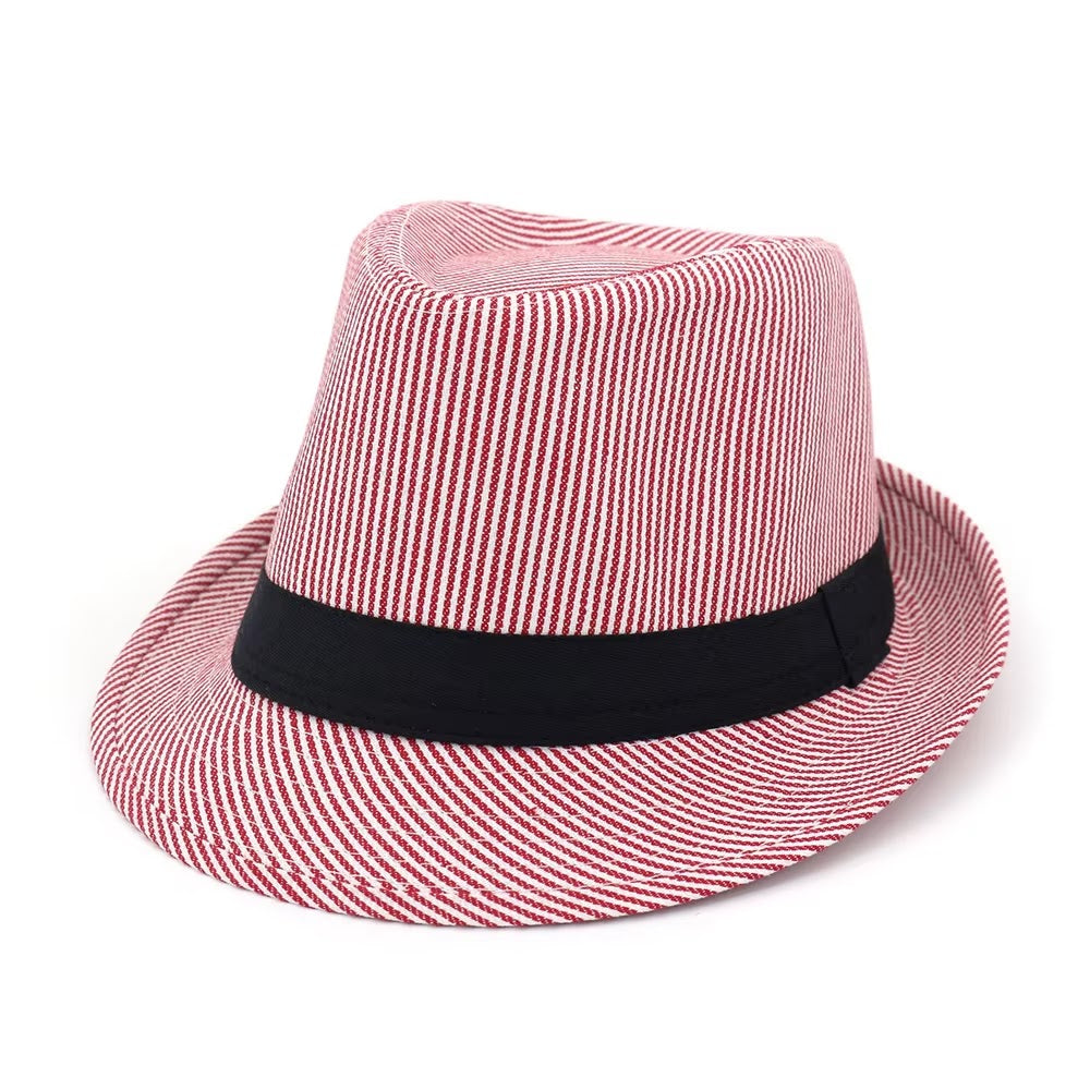 Trilby Wool Fedora — Red