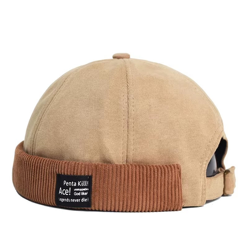 Corduroy Docker Hat — Khaki