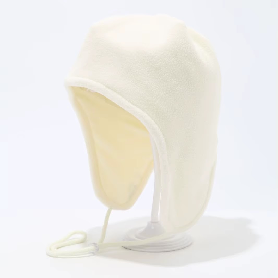 Fleece Ski Beanie - Beige