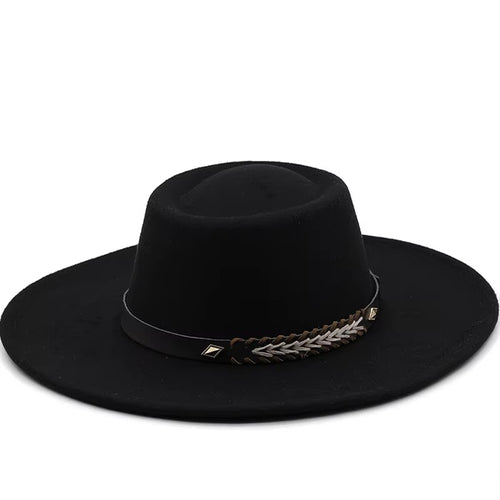 Classic Felt Fedora - Black
